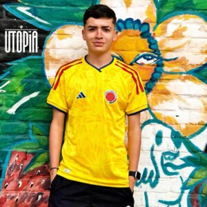 Camiseta Colombia amarilla diseño oficial